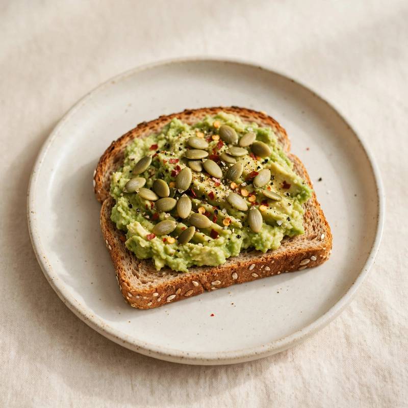 Avocado Whole Wheat Toast
