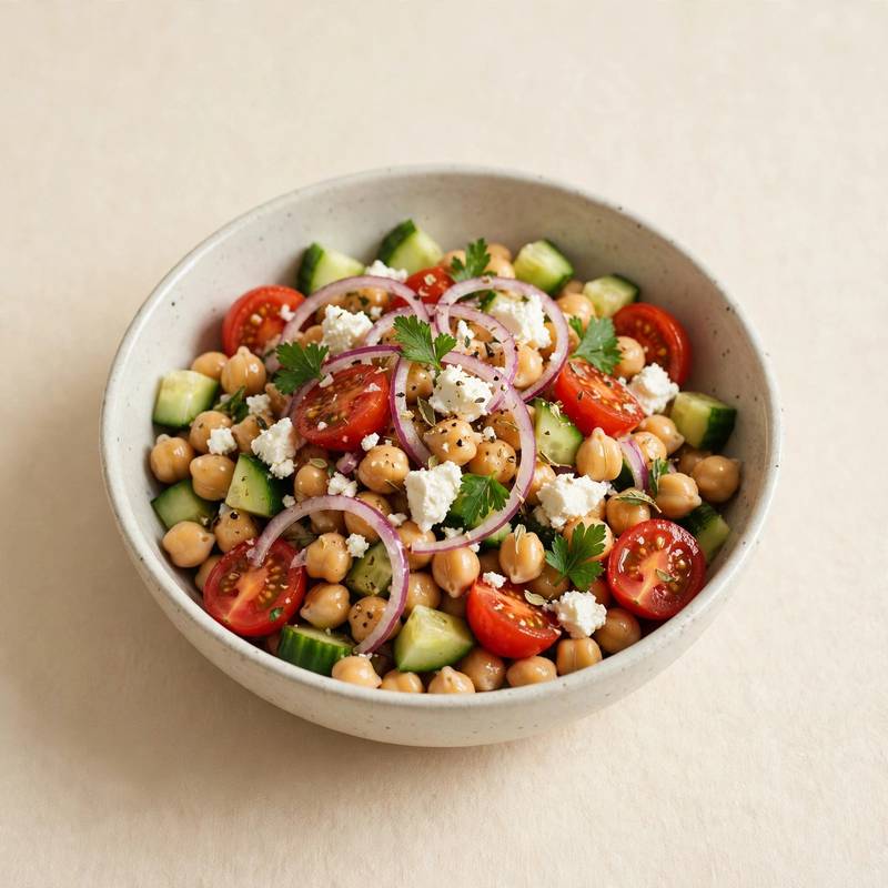 Mediterranean Chickpea Salad