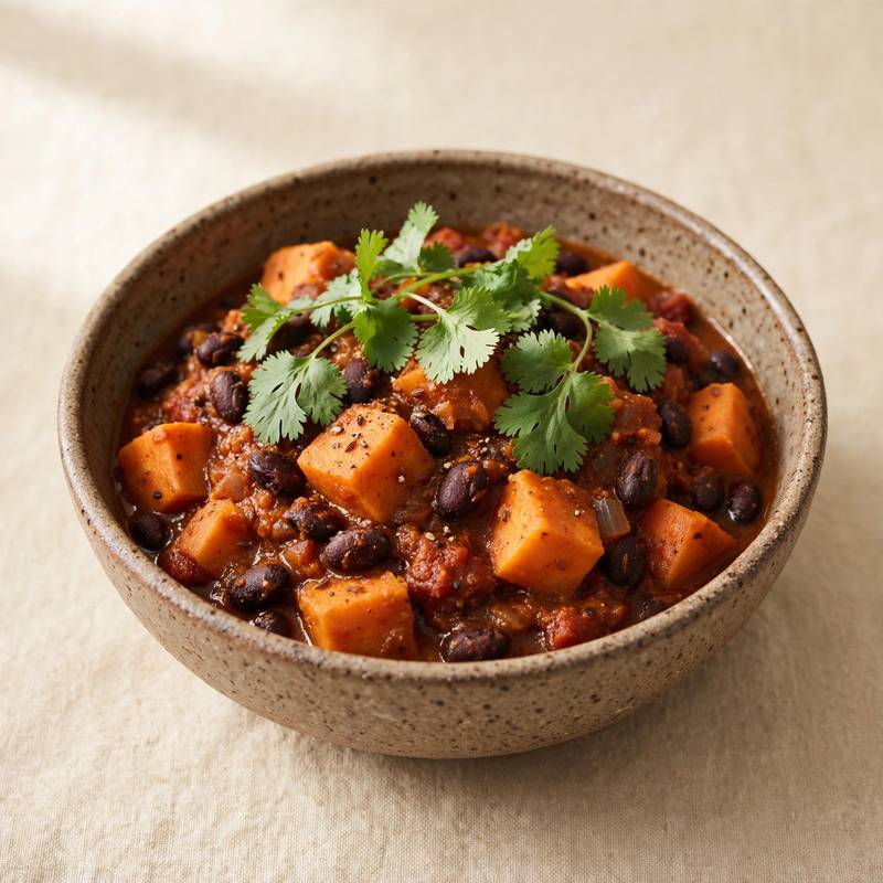 Sweet Potato & Black Bean Chili